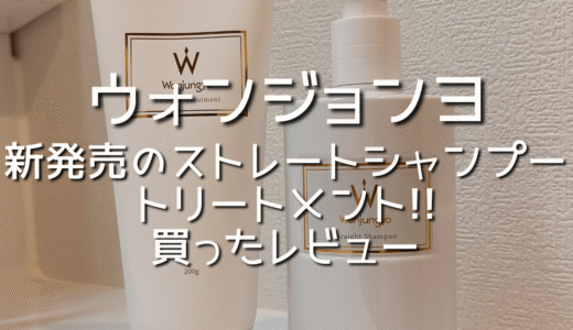 【ウォンジョンヨ レビュー】新発売のストレートシャンプーとトリートメントを買ったレビュー。30代から髪質が変わった私の